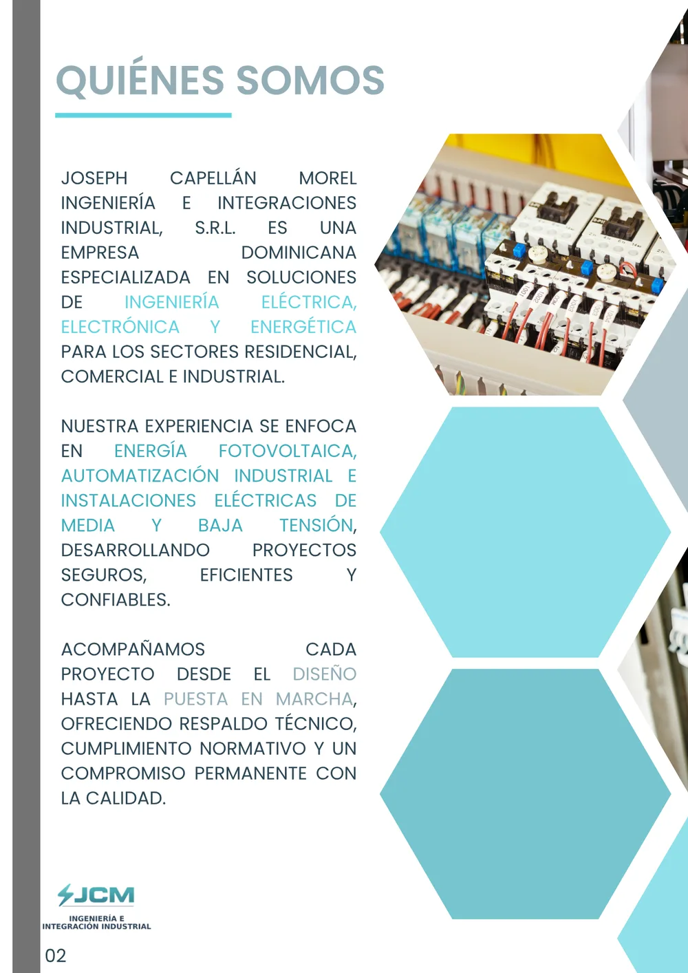 Portafolio JCM, página 2